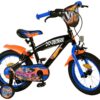 Hot Wheels Kinderfiets - Jongens - 14 inch - Zwart - Twee handremmen - Afbeelding 2