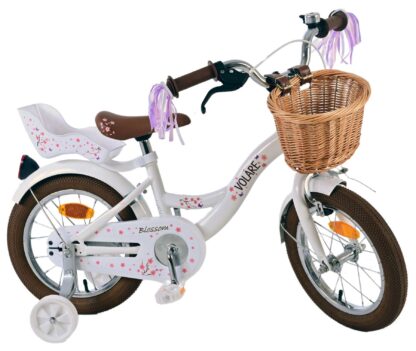 Volare Blossom kinderfiets 14 inch wit W1800