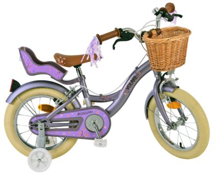 Volare Blossom kinderfiets 14 inch paars W1800 zytd nz