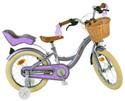 Volare Blossom kinderfiets 16 inch paars twee handremmen W1800