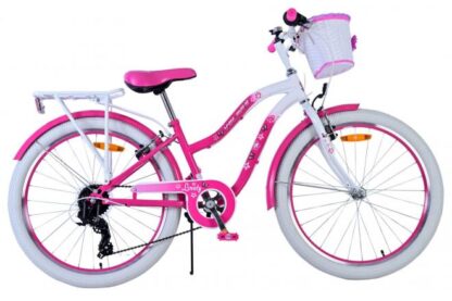 Volare Lovely kinderfiets 24 inch roze 7 speed 1 W1800