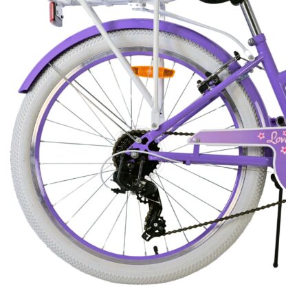 Volare Lovely kinderfiets 24 inch paars 7 speed 2 W1800