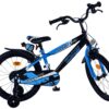 Volare Sportivo Kinderfiets - Jongens - 18 inch - Blauw Zwart - Twee Handremmen - Afbeelding 10