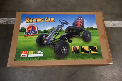 Volare Go Kart Racing Car - Jongens - Groot - Luchtbanden - Zwart - Afbeelding 12