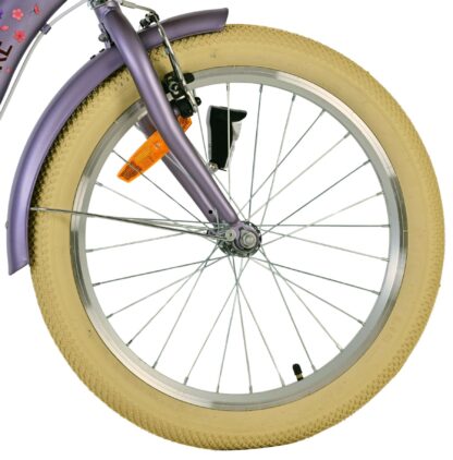 Volare Blossom Kinderfiets - Meisjes - 20 inch - Paars - Twee handremmen - Afbeelding 3