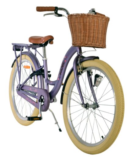 Volare Blossom Kinderfiets - Meisjes - 24 inch - Paars - Afbeelding 5
