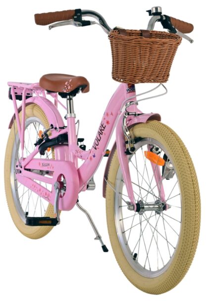 Volare Blossom Kinderfiets - Meisjes - 20 inch - Roze - Twee handremmen - Afbeelding 5