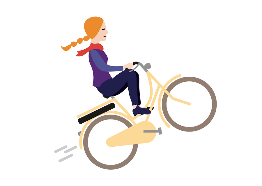 E-bikeshame 13 vlechtjesopebike