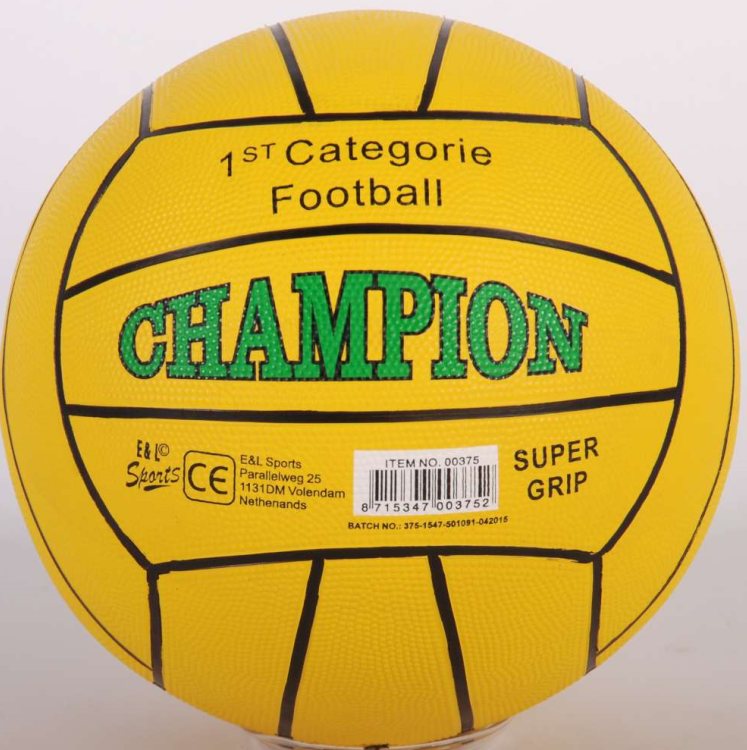 Straatvoetbal Champion - Rubber - maat 5 - 380-420 gram - Verschillende Kleuren - Assorti 4 Straatvoetbal Champion - Rubber - maat 5 - 380-420 gram - Verschillende Kleuren - Assorti - Afbeelding 4