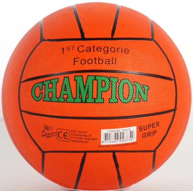 Straatvoetbal Champion - Rubber - maat 5 - 380-420 gram - Verschillende Kleuren - Assorti 2 Straatvoetbal Champion - Rubber - maat 5 - 380-420 gram - Verschillende Kleuren - Assorti - Afbeelding 2