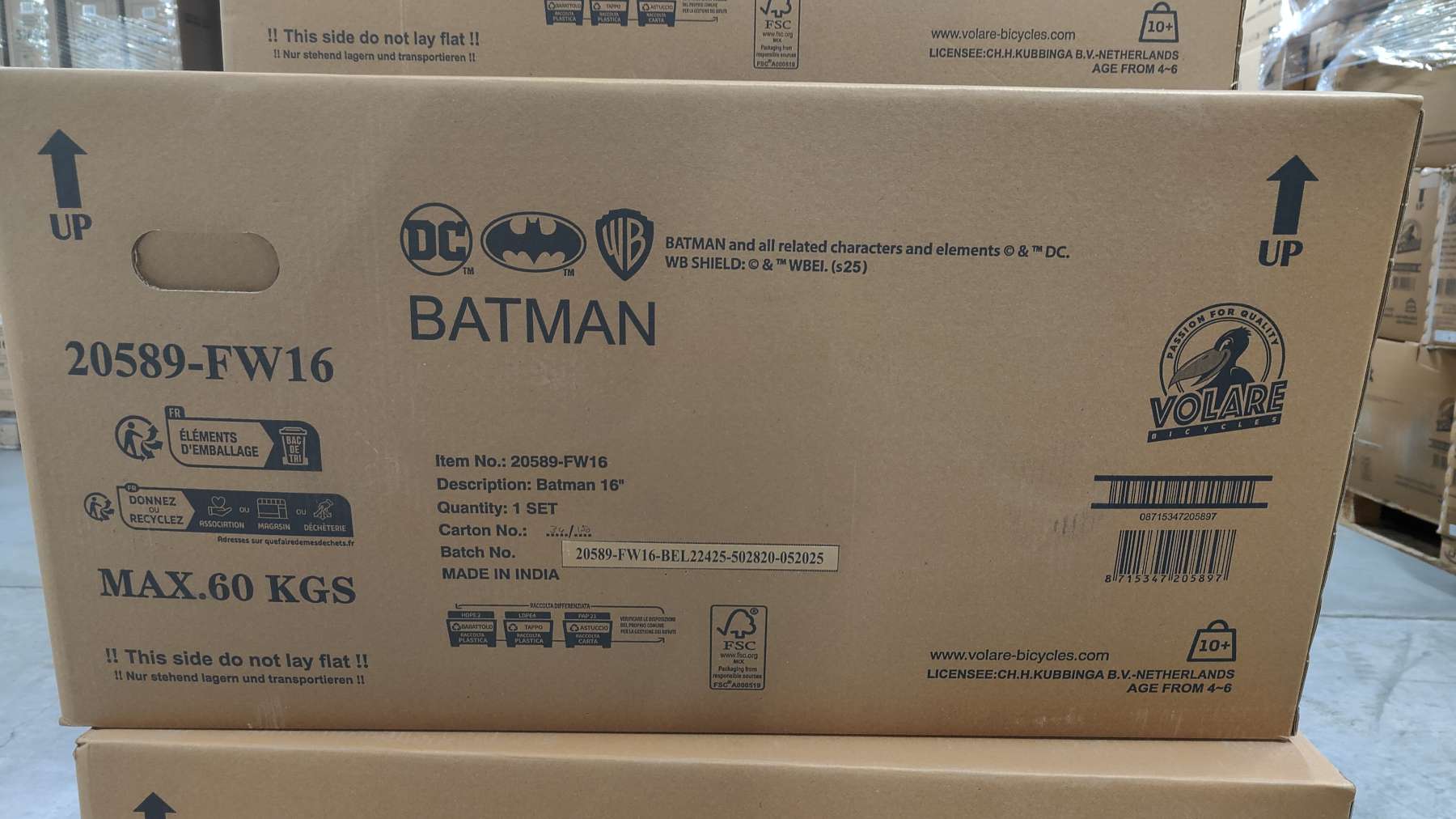 Batman Kinderfiets - Jongens - 16 inch - Zwart - 2 handremmen 13 Batman Kinderfiets - Jongens - 16 inch - Zwart - 2 handremmen - Afbeelding 13