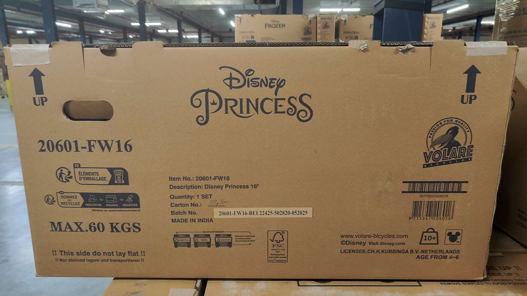 Disney Princess Kinderfiets - Meisjes - 16 inch - Roze - Twee Handremmen 13 Disney Princess Kinderfiets - Meisjes - 16 inch - Roze - Twee Handremmen - Afbeelding 13