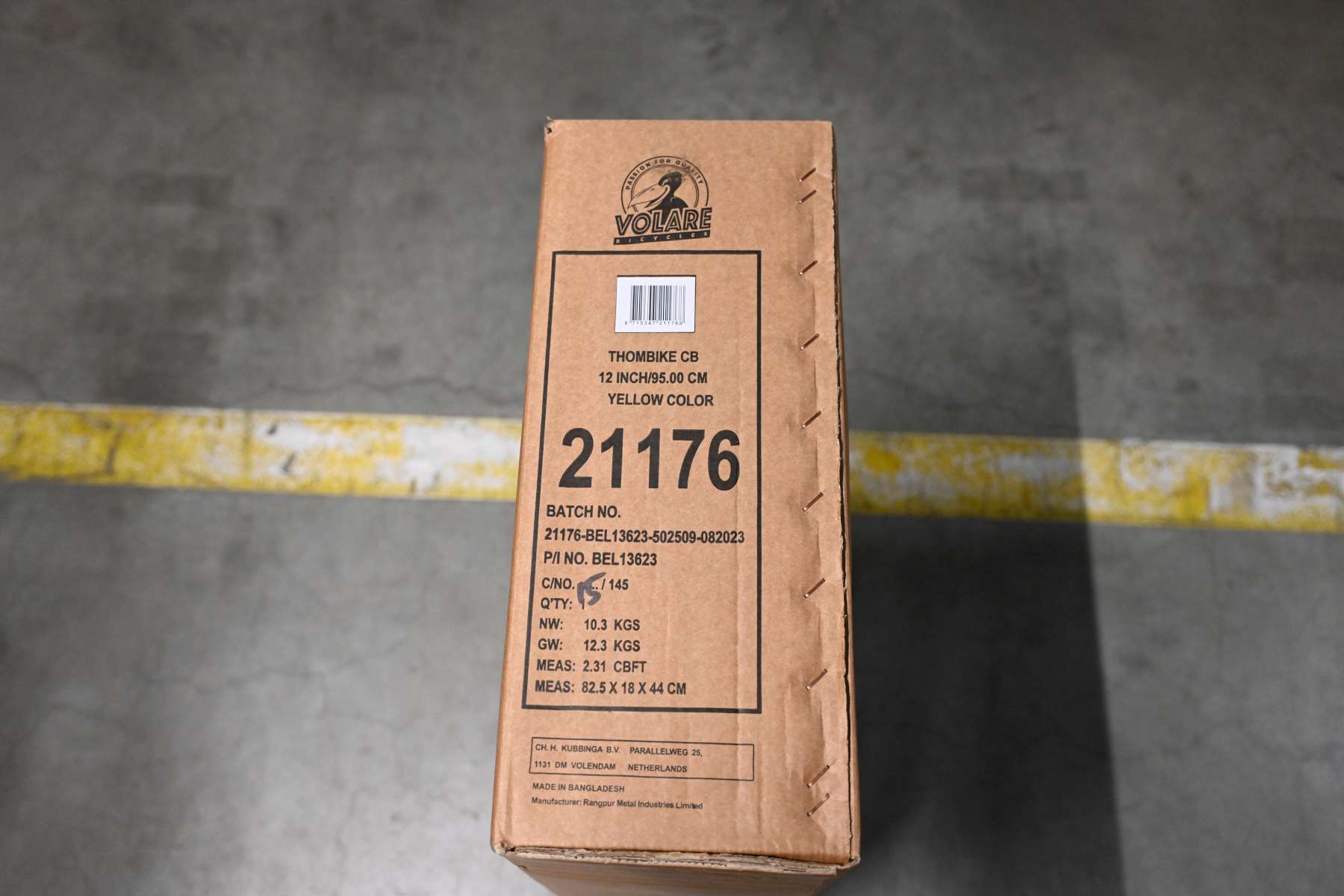 Volare Thombike Kinderfiets - Jongens - 12 inch - Zwart Geel 17 Volare Thombike Kinderfiets - Jongens - 12 inch - Zwart Geel - Afbeelding 17