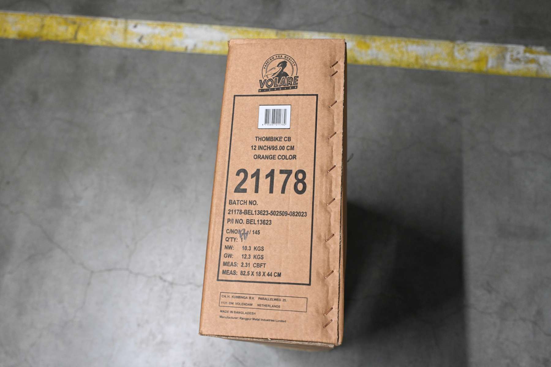 Volare Thombike Kinderfiets - Jongens - 12 inch - Zwart Oranje 17 Volare Thombike Kinderfiets - Jongens - 12 inch - Zwart Oranje - Afbeelding 17