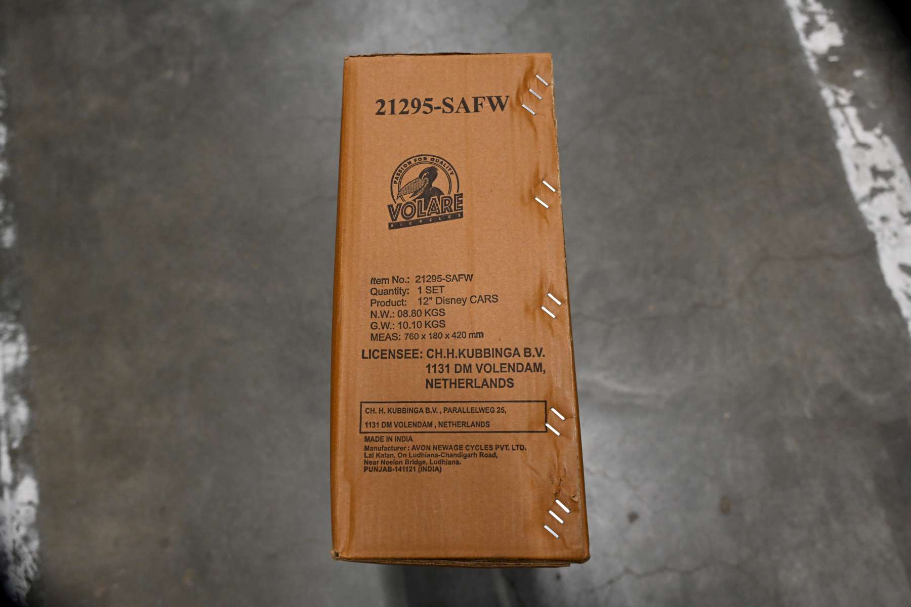 Disney Cars Kinderfiets - Jongens - 12 inch - Twee handremmen 11 Disney Cars Kinderfiets - Jongens - 12 inch - Twee handremmen - Afbeelding 11