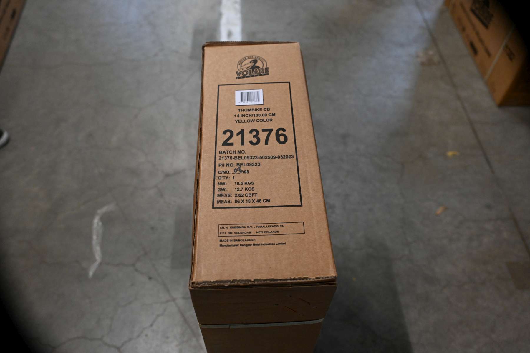 Volare Thombike Kinderfiets - Jongens - 14 inch - Zwart Geel 17 Volare Thombike Kinderfiets - Jongens - 14 inch - Zwart Geel - Afbeelding 17