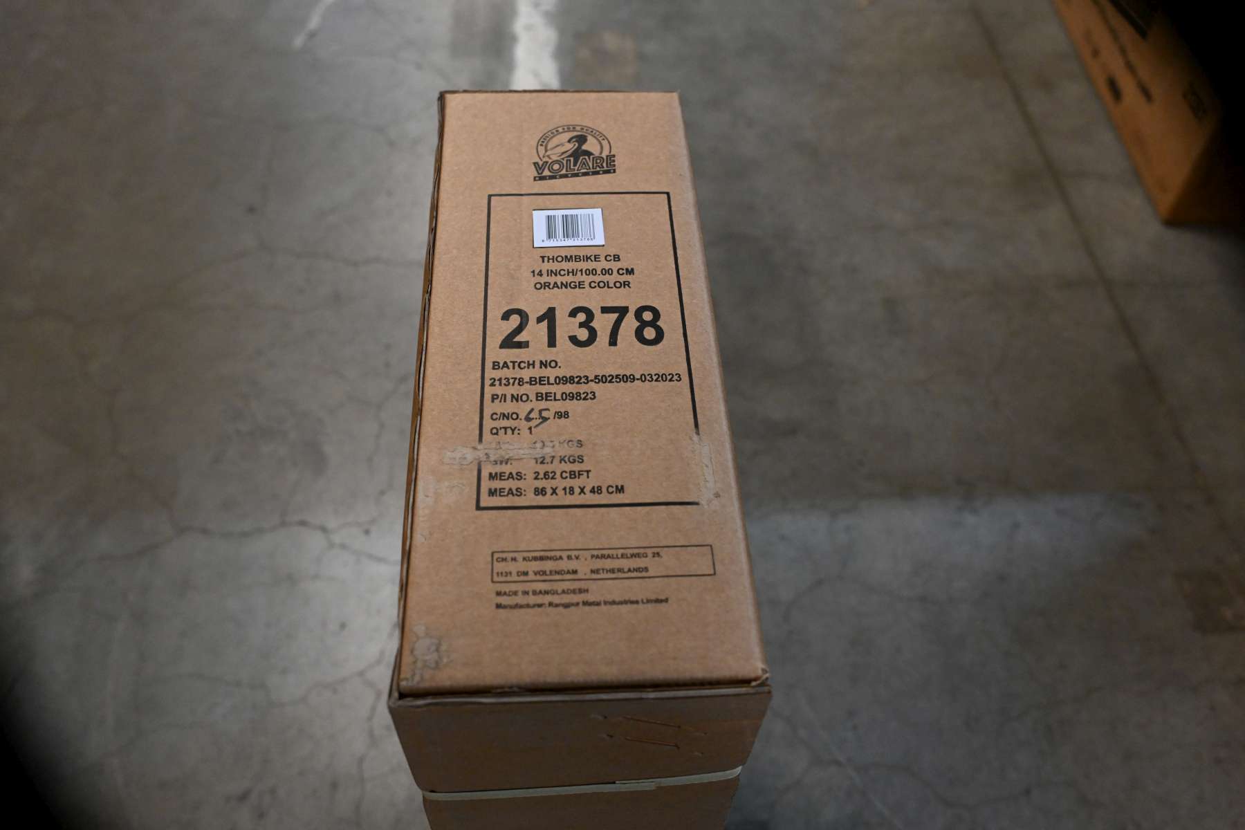 Volare Thombike Kinderfiets - Jongens - 14 inch - Zwart Oranje 18 Volare Thombike Kinderfiets - Jongens - 14 inch - Zwart Oranje - Afbeelding 18