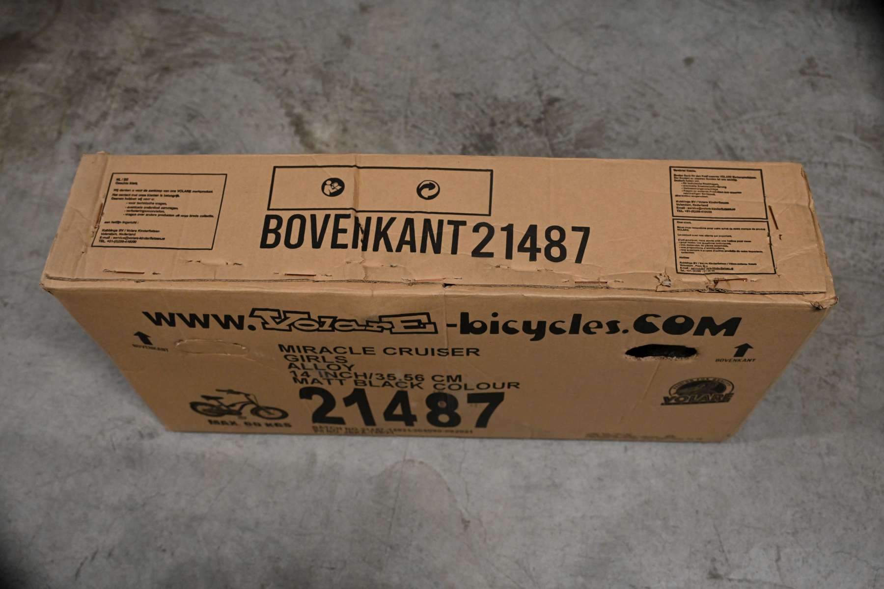 Volare Miracle Kinderfiets - Meisjes - 14 inch - Mat Zwart - Prime Collection 18 Volare Miracle Kinderfiets - Meisjes - 14 inch - Mat Zwart - Prime Collection - Afbeelding 18