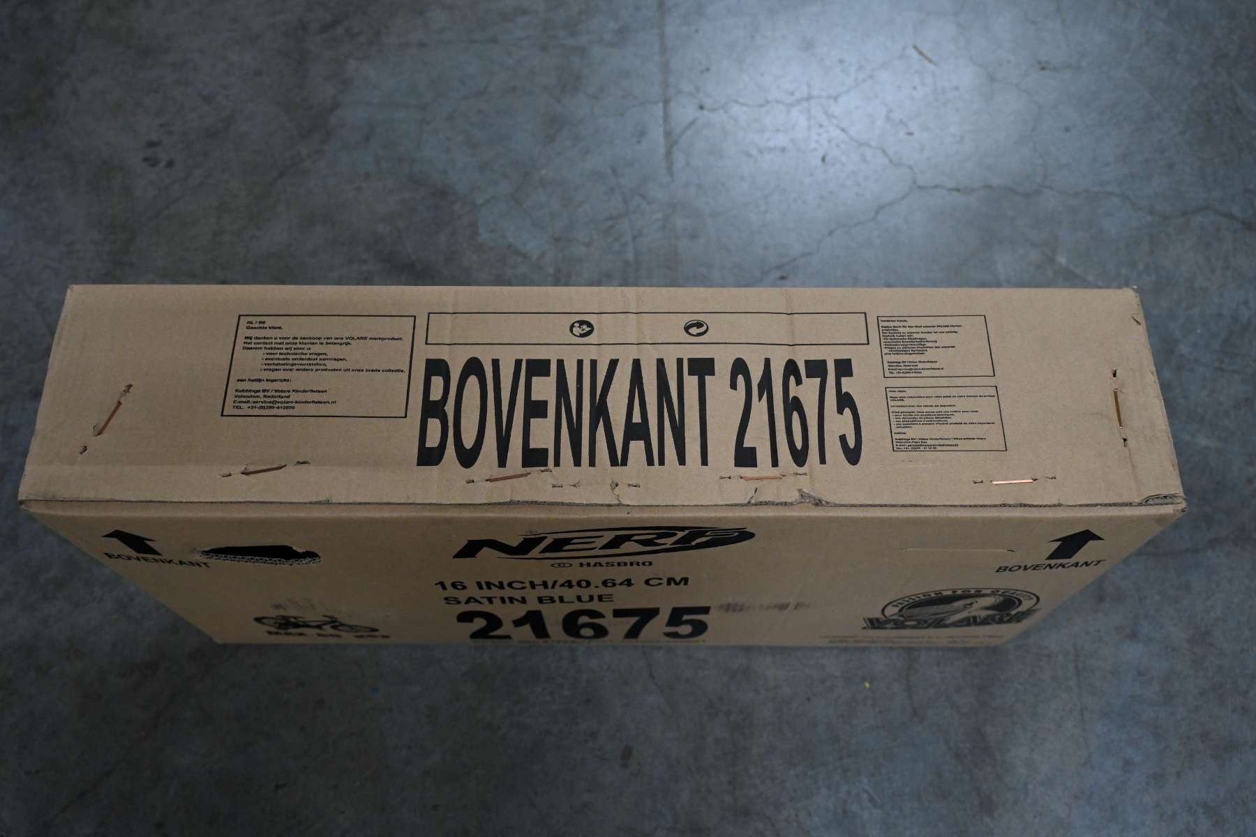 NERF Kinderfiets - Jongens - 16 inch - Satijn Blauw 18 NERF Kinderfiets - Jongens - 16 inch - Satijn Blauw - Afbeelding 18