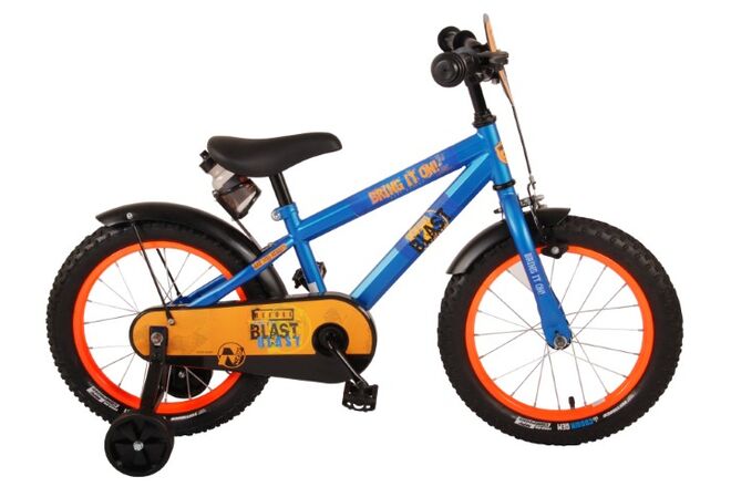 NERF Kinderfiets - Jongens - 16 inch - Satijn Blauw 1 NERF Kinderfiets - Jongens - 16 inch - Satijn Blauw