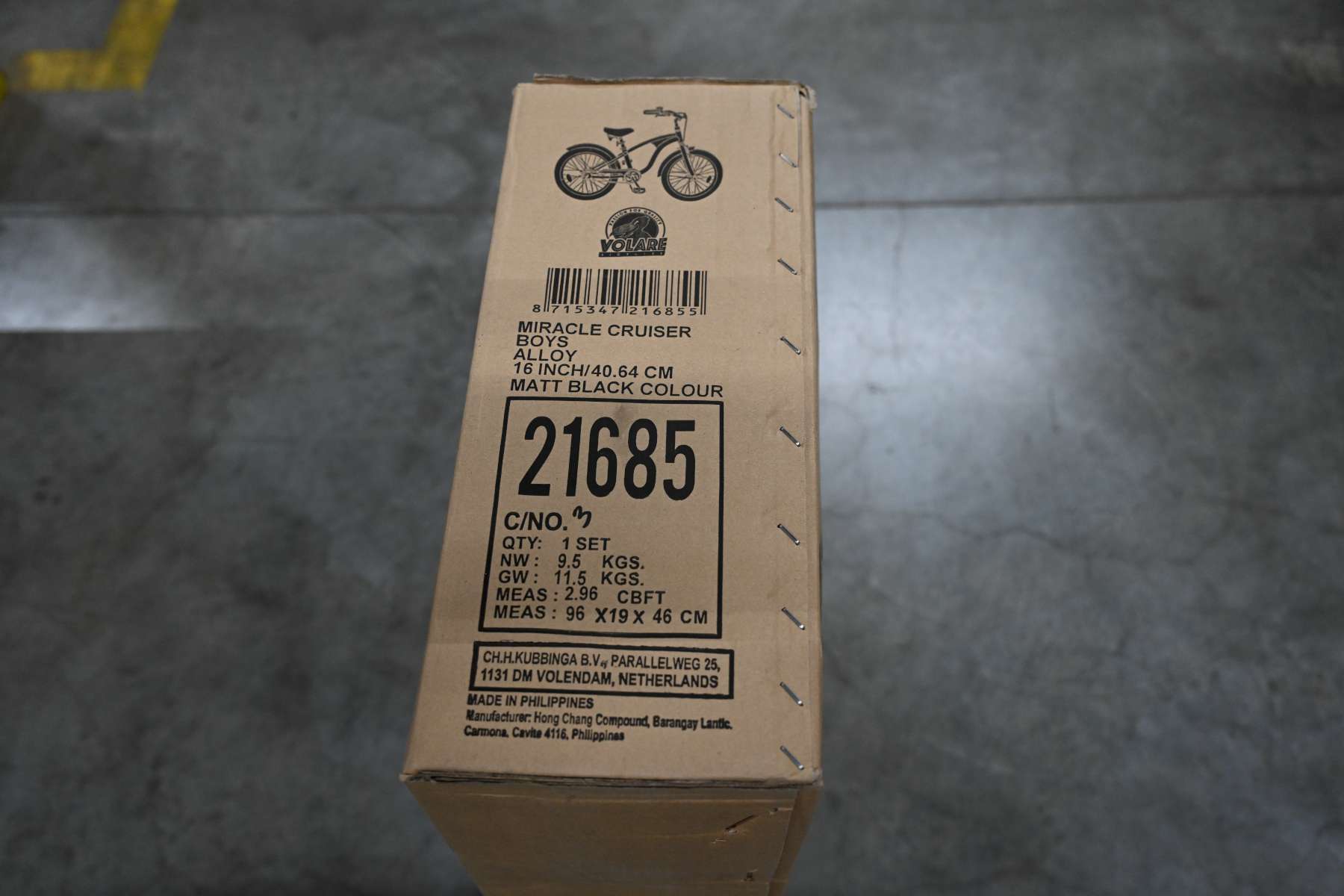 Volare Miracle Cruiser Kinderfiets - Jongens - 16 inch - Mat Zwart - Prime Collection 17 Volare Miracle Cruiser Kinderfiets - Jongens - 16 inch - Mat Zwart - Prime Collection - Afbeelding 17