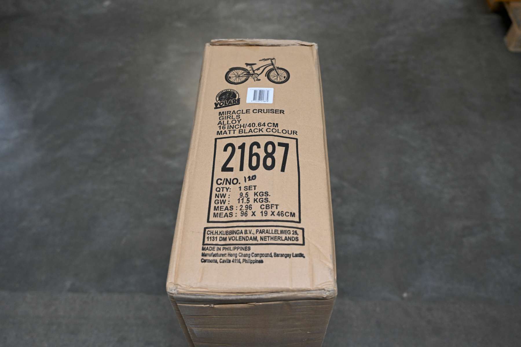 Volare Miracle Cruiser Kinderfiets - Meisjes- 16 inch - Mat Zwart - Prime Collection 17 Volare Miracle Cruiser Kinderfiets - Meisjes- 16 inch - Mat Zwart - Prime Collection - Afbeelding 17