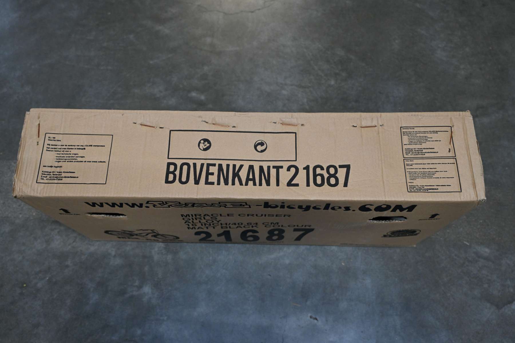 Volare Miracle Cruiser Kinderfiets - Meisjes- 16 inch - Mat Zwart - Prime Collection 18 Volare Miracle Cruiser Kinderfiets - Meisjes- 16 inch - Mat Zwart - Prime Collection - Afbeelding 18