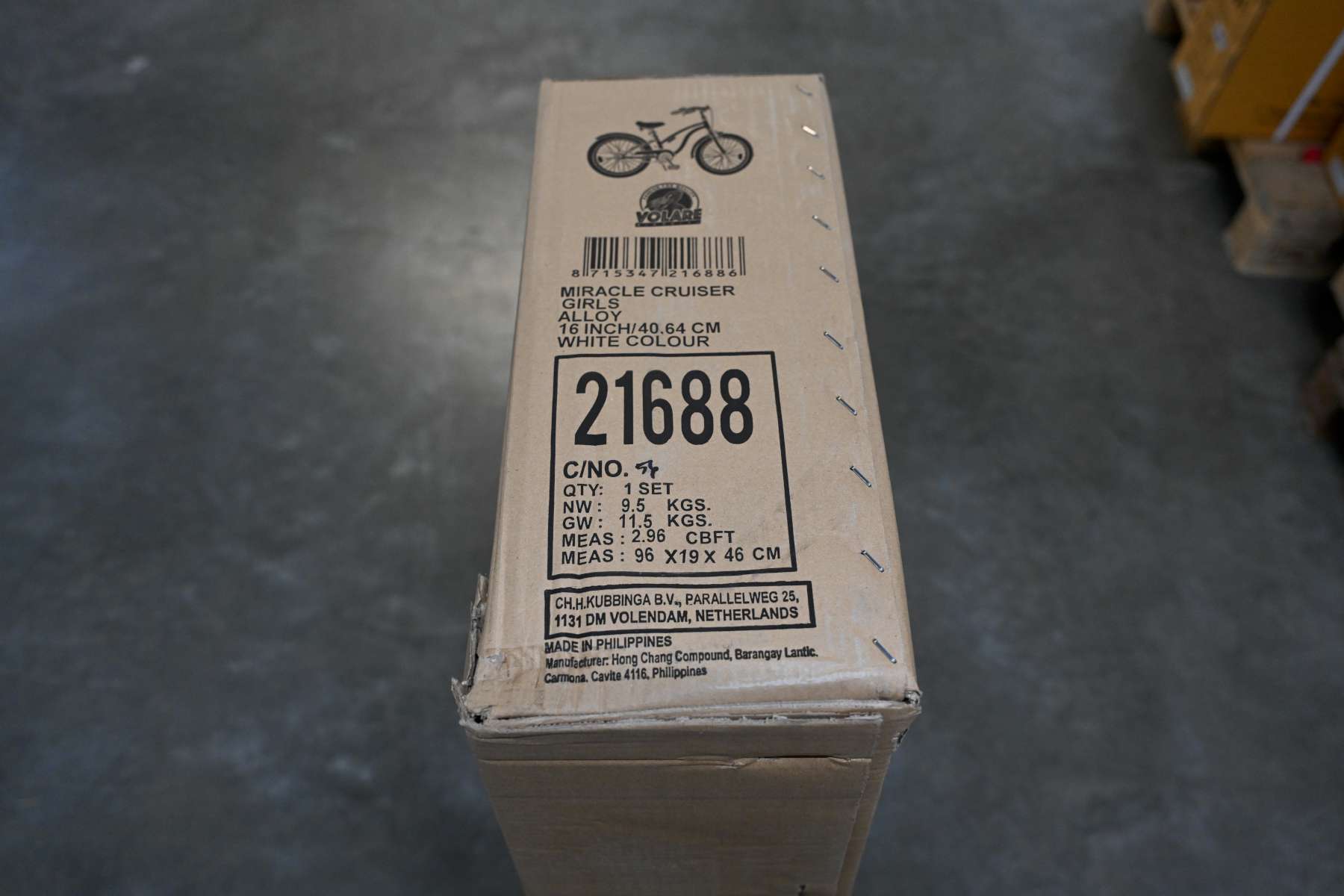 Volare Miracle Cruiser Kinderfiets - Meisjes - 16 inch - Wit - Prime Collection 17 Volare Miracle Cruiser Kinderfiets - Meisjes - 16 inch - Wit - Prime Collection - Afbeelding 17