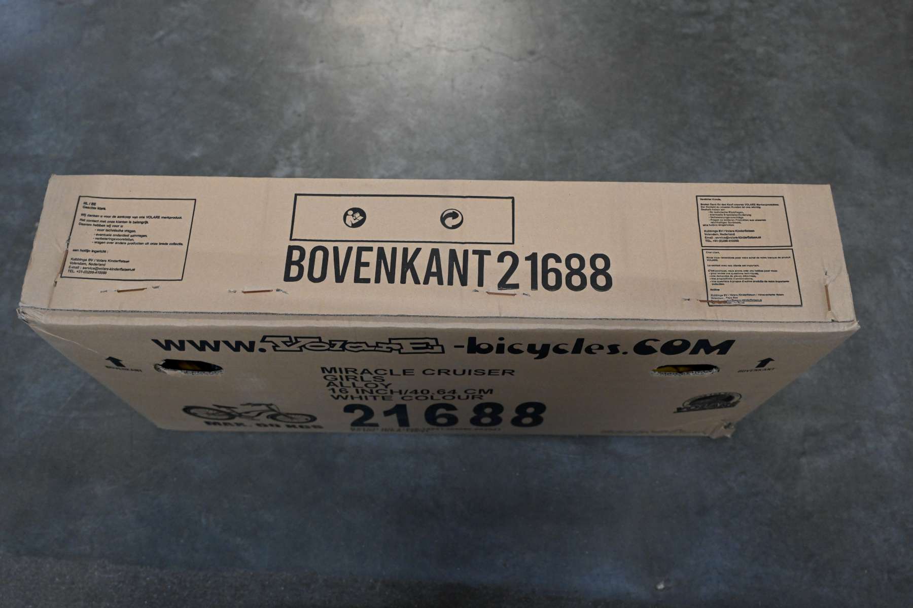 Volare Miracle Cruiser Kinderfiets - Meisjes - 16 inch - Wit - Prime Collection 18 Volare Miracle Cruiser Kinderfiets - Meisjes - 16 inch - Wit - Prime Collection - Afbeelding 18