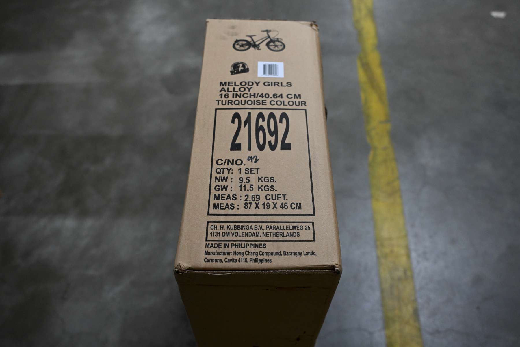 Volare Melody Kinderfiets - Meisjes - 16 inch - Turquoise - Prime Collection 18 Volare Melody Kinderfiets - Meisjes - 16 inch - Turquoise - Prime Collection - Afbeelding 18