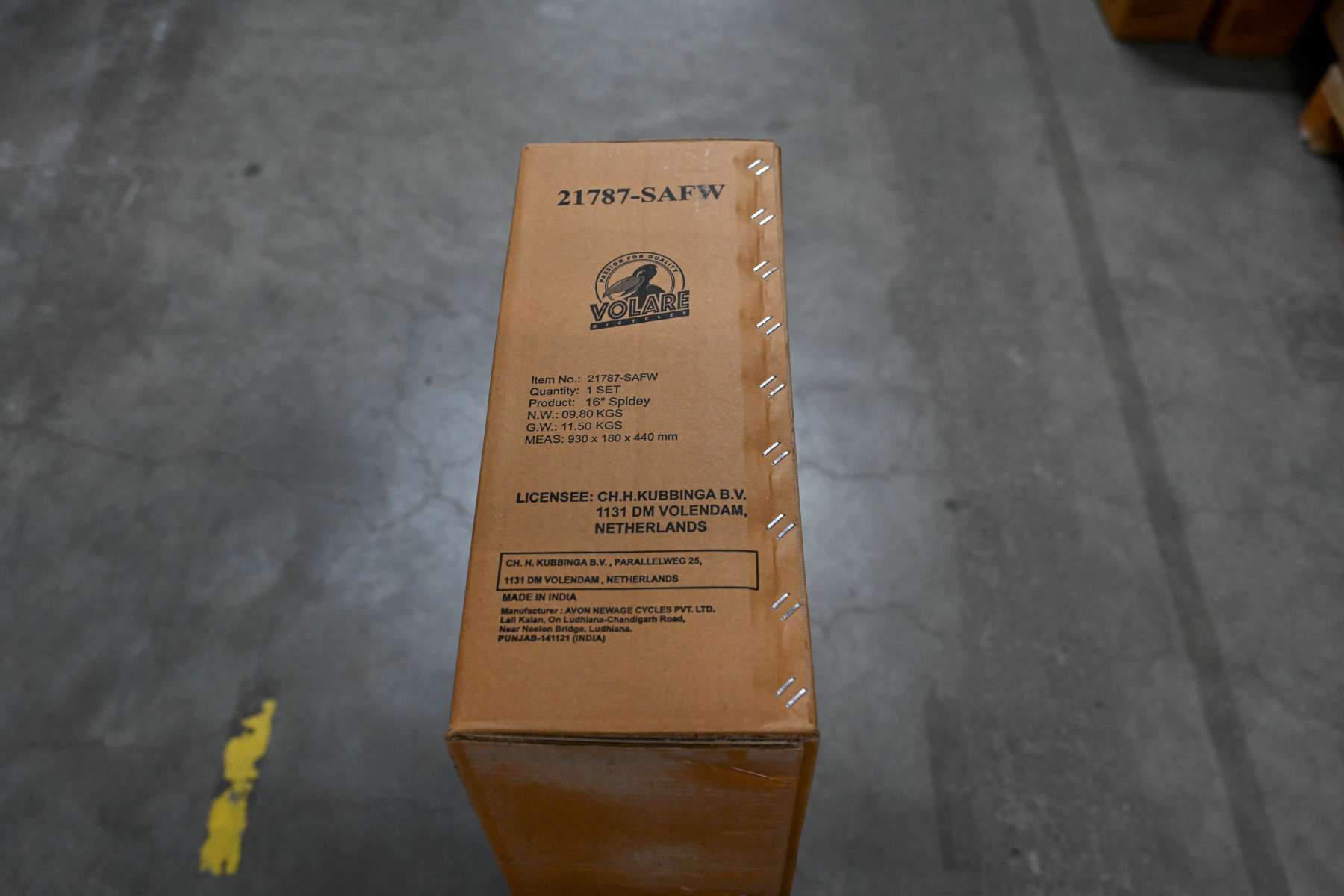 Spidey Kinderfiets - Jongens - 16 inch - Blauw - Twee handremmen 12 Spidey Kinderfiets - Jongens - 16 inch - Blauw - Twee handremmen - Afbeelding 12