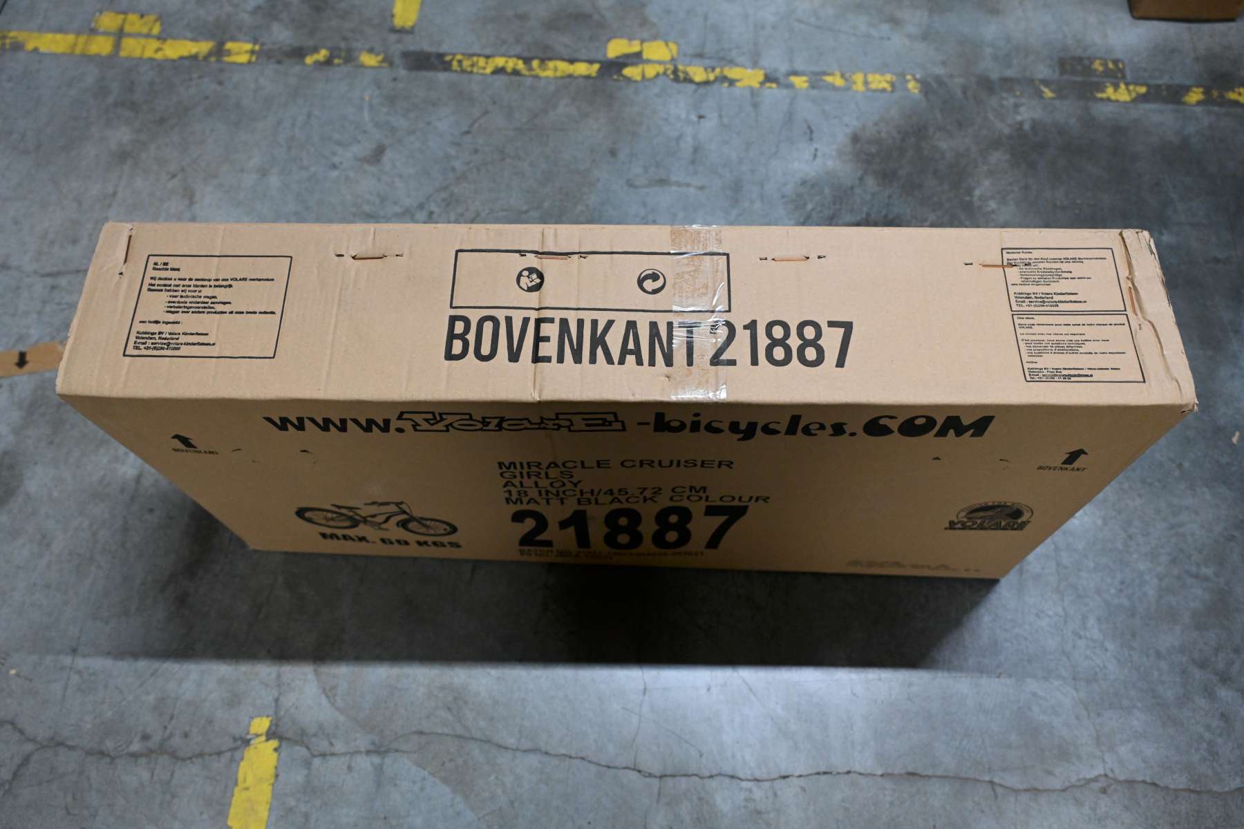 Volare Miracle Cruiser Kinderfiets - Meisjes - 18 inch - Mat Zwart - Prime Collection 18 Volare Miracle Cruiser Kinderfiets - Meisjes - 18 inch - Mat Zwart - Prime Collection - Afbeelding 18