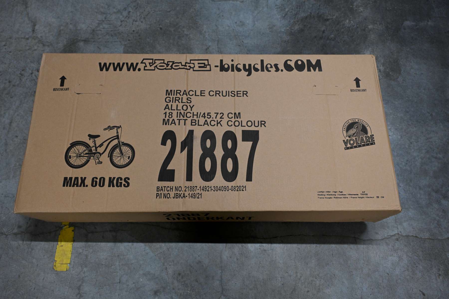 Volare Miracle Cruiser Kinderfiets - Meisjes - 18 inch - Mat Zwart - Prime Collection 16 Volare Miracle Cruiser Kinderfiets - Meisjes - 18 inch - Mat Zwart - Prime Collection - Afbeelding 16