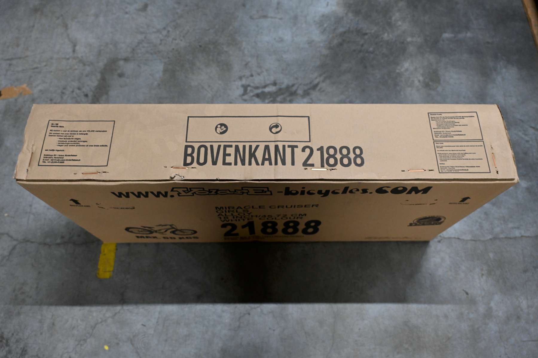 Volare Miracle Cruiser Kinderfiets - Meisjes - 18 inch - Wit - Prime Collection 18 Volare Miracle Cruiser Kinderfiets - Meisjes - 18 inch - Wit - Prime Collection - Afbeelding 18