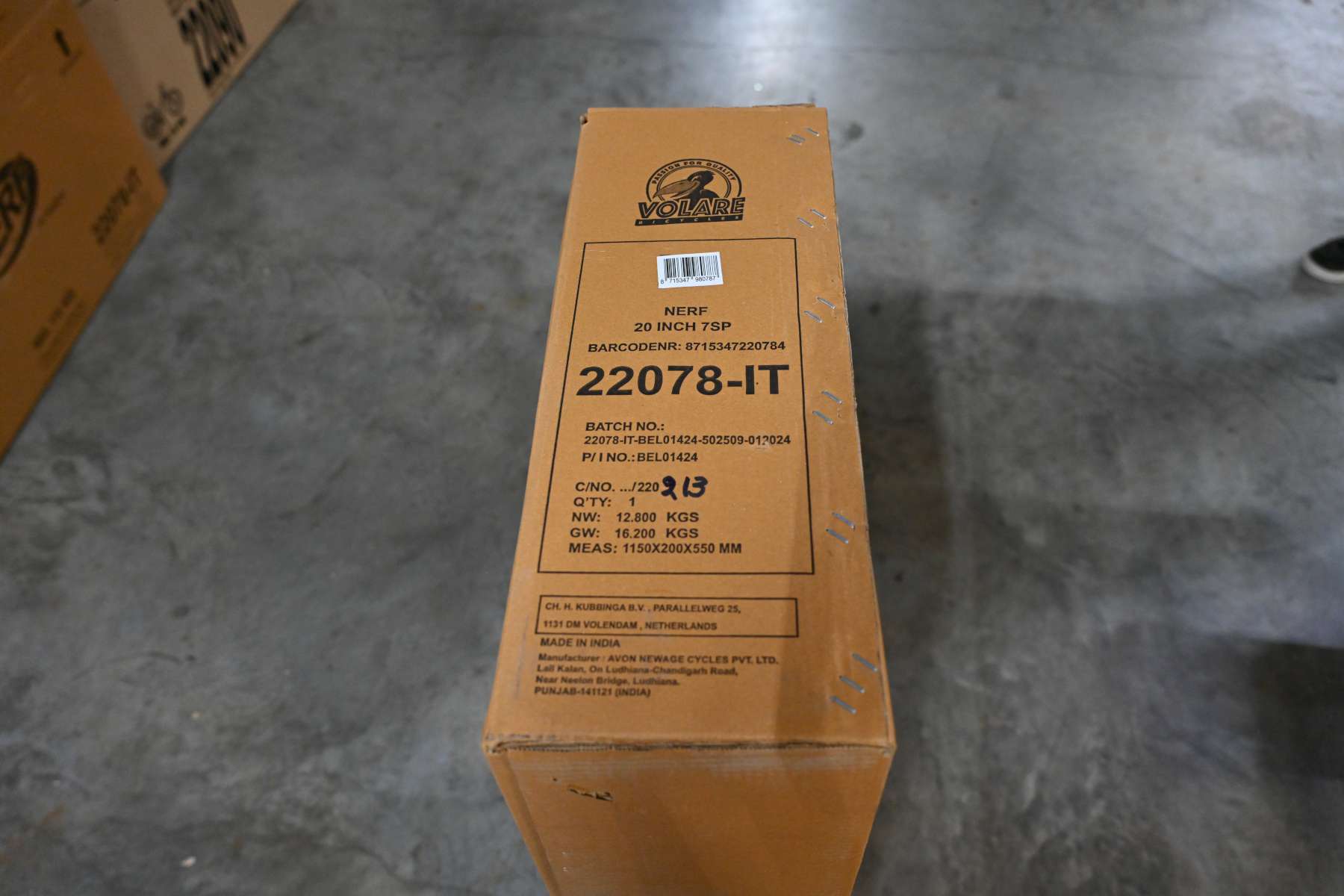 NERF Kinderfiets - Jongens - 20 inch - Satijn Blauw - 6 Speed 13 NERF Kinderfiets - Jongens - 20 inch - Satijn Blauw - 6 Speed - Afbeelding 13