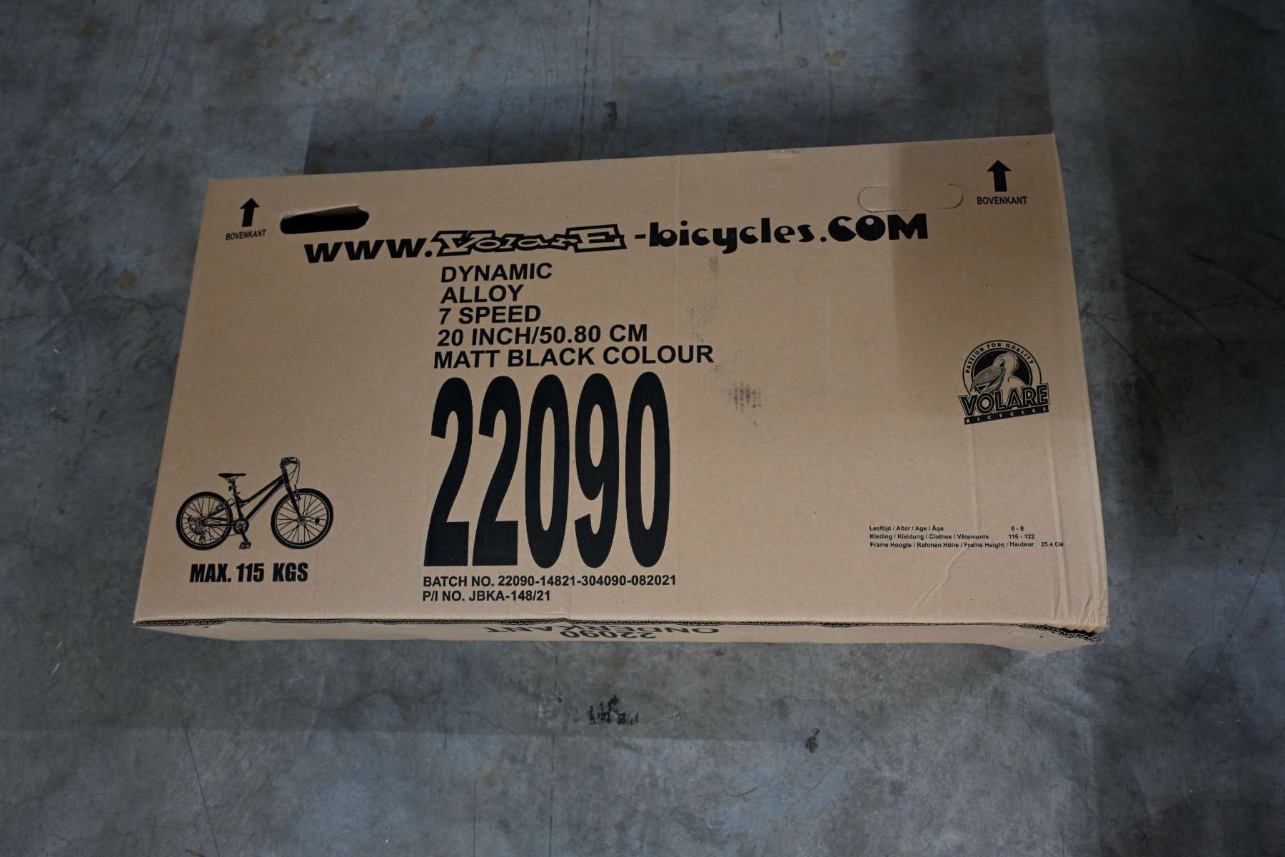 Volare Dynamic Kinderfiets - Jongens - 20 inch - Mat Zwart - 7 Versnellingen - Prime Collection 16 Volare Dynamic Kinderfiets - Jongens - 20 inch - Mat Zwart - 7 Versnellingen - Prime Collection - Afbeelding 16