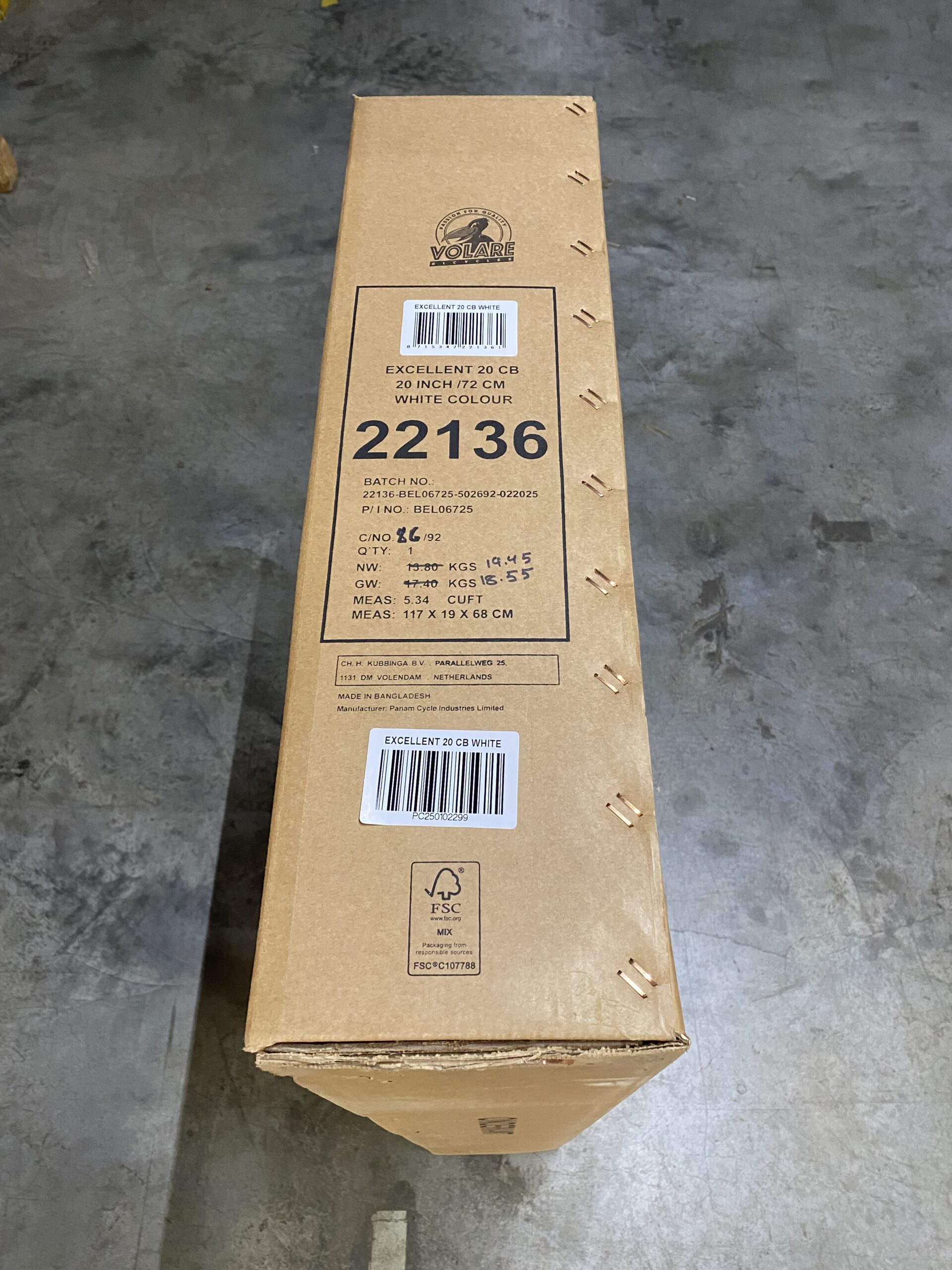 Volare Excellent Kinderfiets - Meisjes - 20 inch - Wit 13 Volare Excellent Kinderfiets - Meisjes - 20 inch - Wit - Afbeelding 13