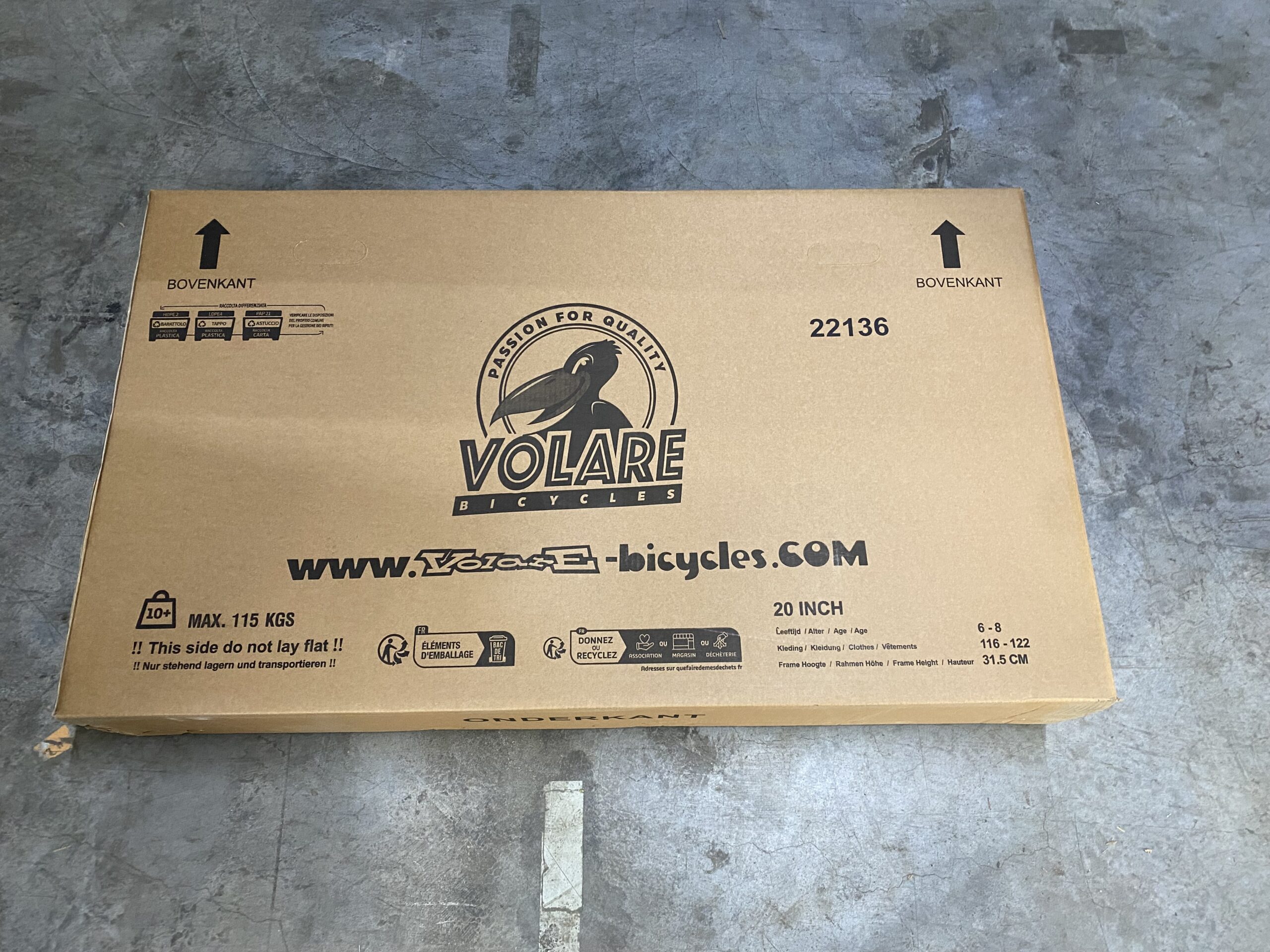 Volare Excellent Kinderfiets - Meisjes - 20 inch - Wit 12 Volare Excellent Kinderfiets - Meisjes - 20 inch - Wit - Afbeelding 12