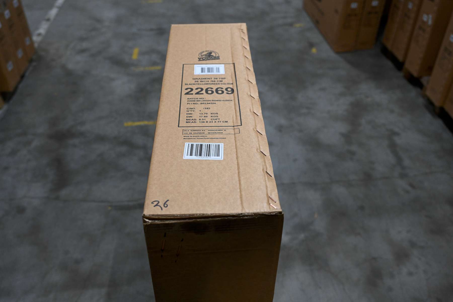 Volare Gradient Kinderfiets – Jongens – 26 inch – Zwart Geel Groen – 7 speed – Prime Collection 20 Volare Gradient Kinderfiets – Jongens – 26 inch – Zwart Geel Groen – 7 speed – Prime Collection - Afbeelding 20