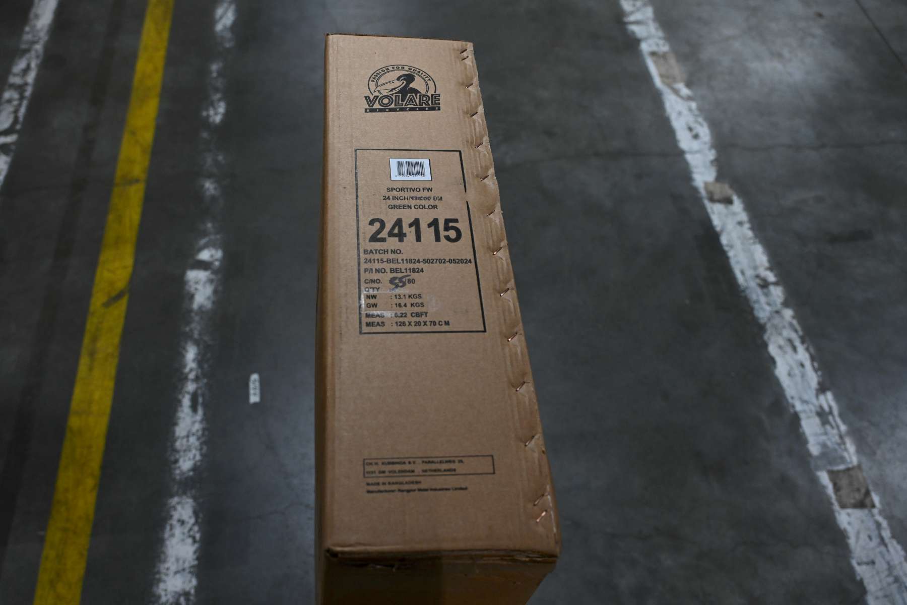 Volare Sportivo Kinderfiets - Jongens - 24 inch - Zwart Groen - Twee Handremmen 12 Volare Sportivo Kinderfiets - Jongens - 24 inch - Zwart Groen - Twee Handremmen - Afbeelding 12