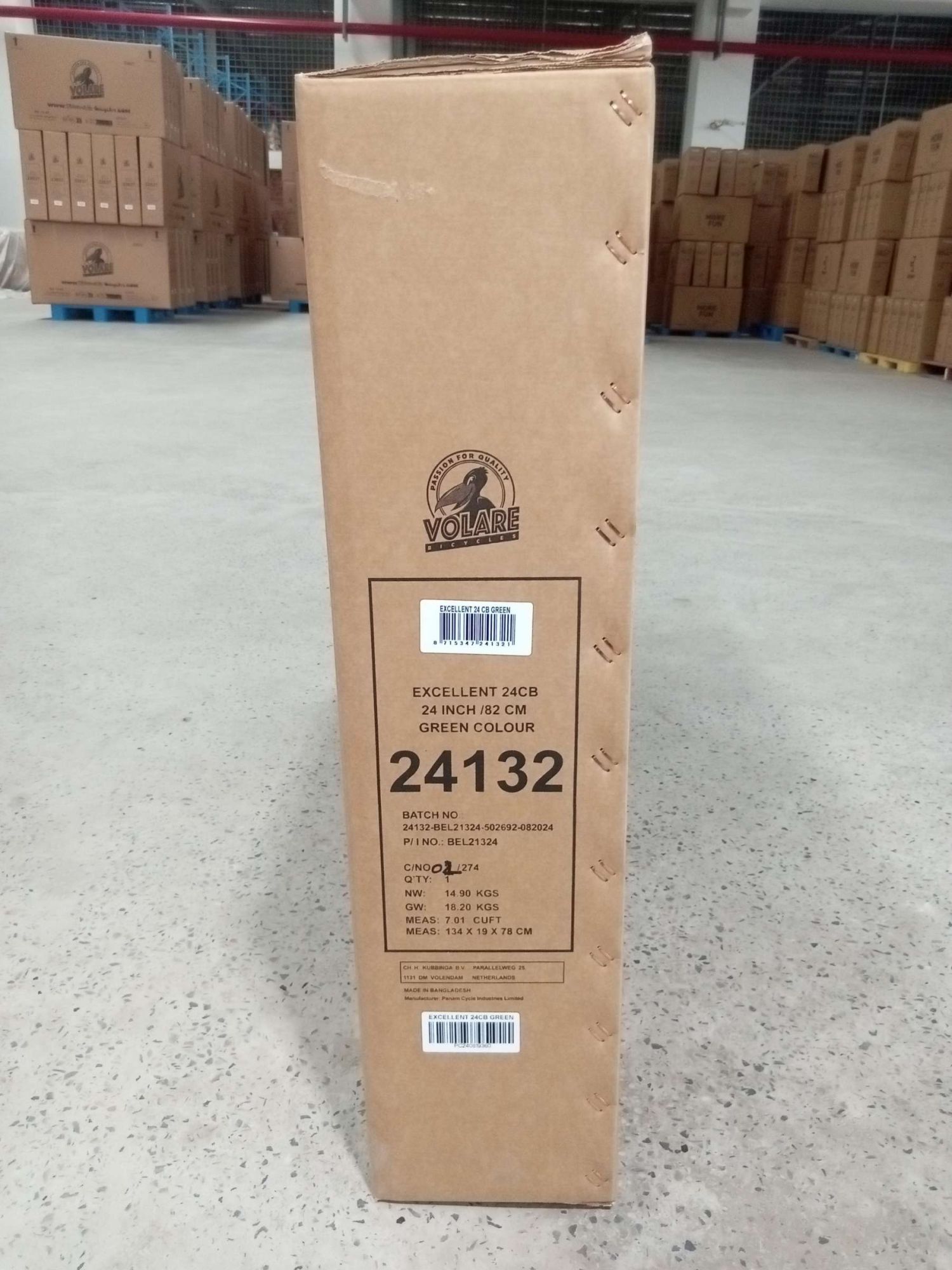 Volare Excellent Kinderfiets - Meisjes - 24 inch - Groen 12 Volare Excellent Kinderfiets - Meisjes - 24 inch - Groen - Afbeelding 12