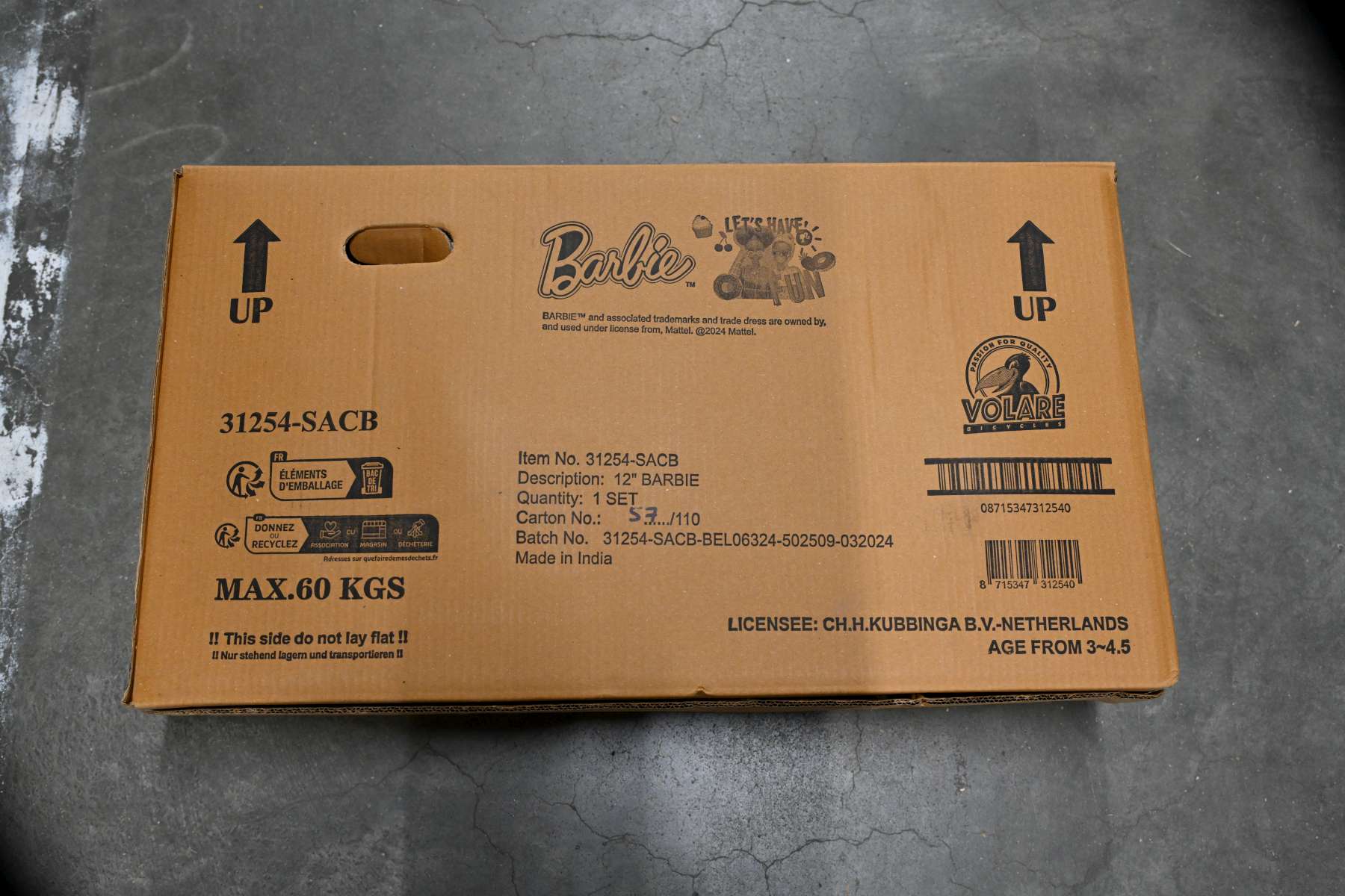 Barbie Kinderfiets - Meisjes - 12 inch - Roze 13 Barbie Kinderfiets - Meisjes - 12 inch - Roze - Afbeelding 13