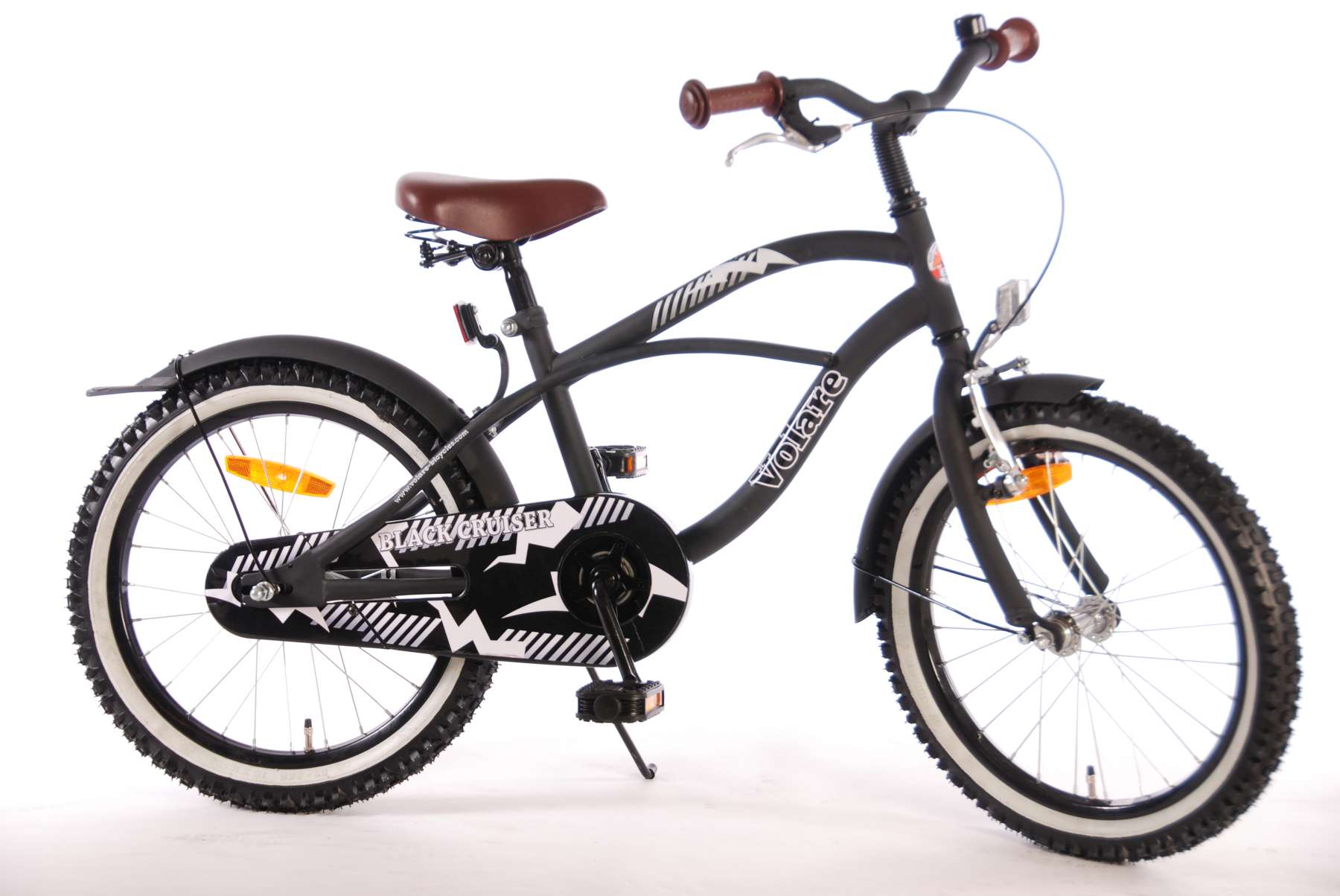 Volare Black Cruiser Kinderfiets - Jongens - 18 inch - Zwart - 95% afgemonteerd 13 Volare Black Cruiser Kinderfiets - Jongens - 18 inch - Zwart - 95% afgemonteerd - Afbeelding 13