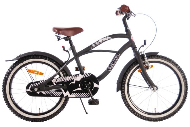 Volare Black Cruiser Kinderfiets - Jongens - 18 inch - Zwart - 95% afgemonteerd 1 Volare Black Cruiser Kinderfiets - Jongens - 18 inch - Zwart - 95% afgemonteerd