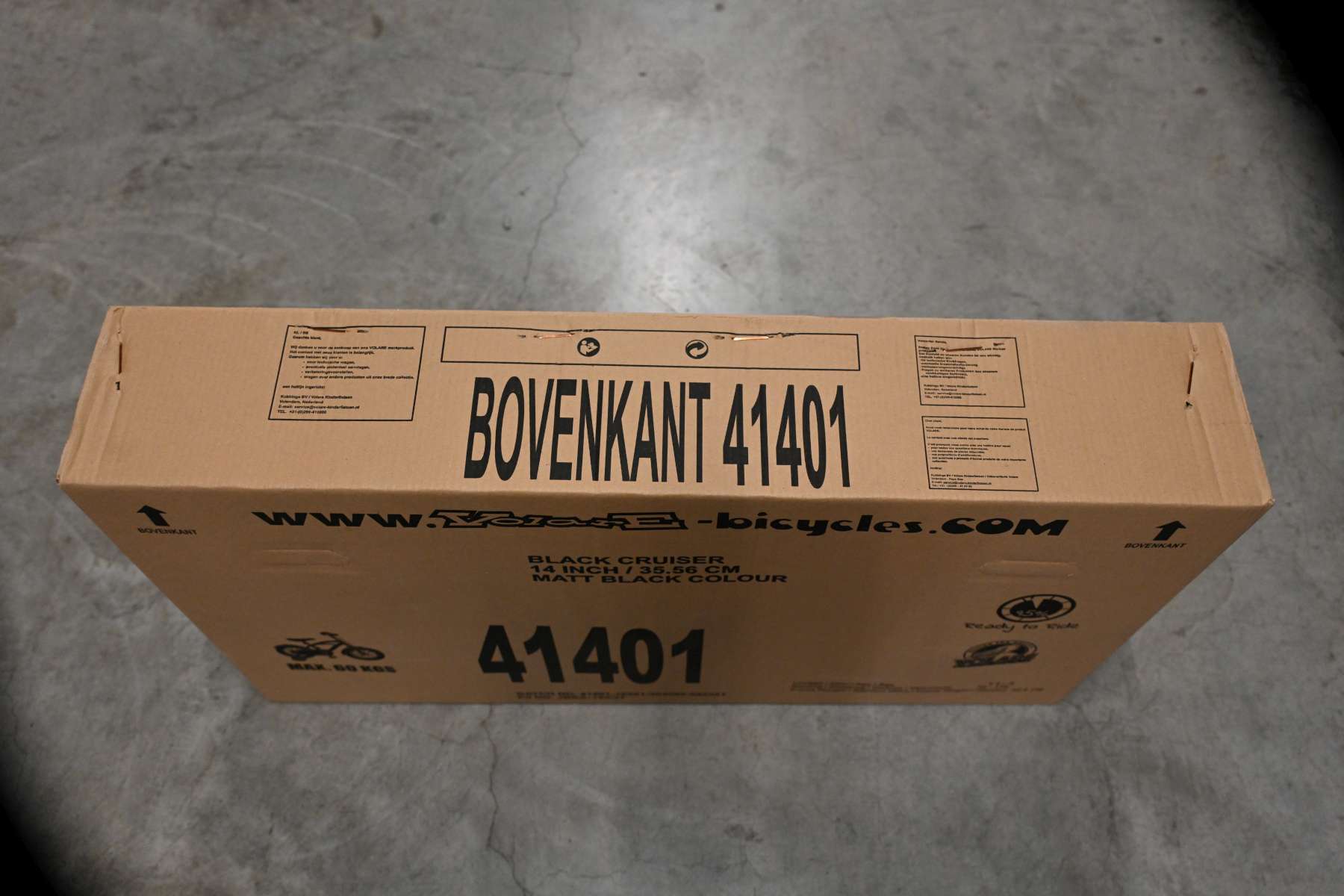 Volare Black Cruiser Kinderfiets - Jongens - 14 inch - Zwart - 95% afgemonteerd 4 Volare Black Cruiser Kinderfiets - Jongens - 14 inch - Zwart - 95% afgemonteerd - Afbeelding 4