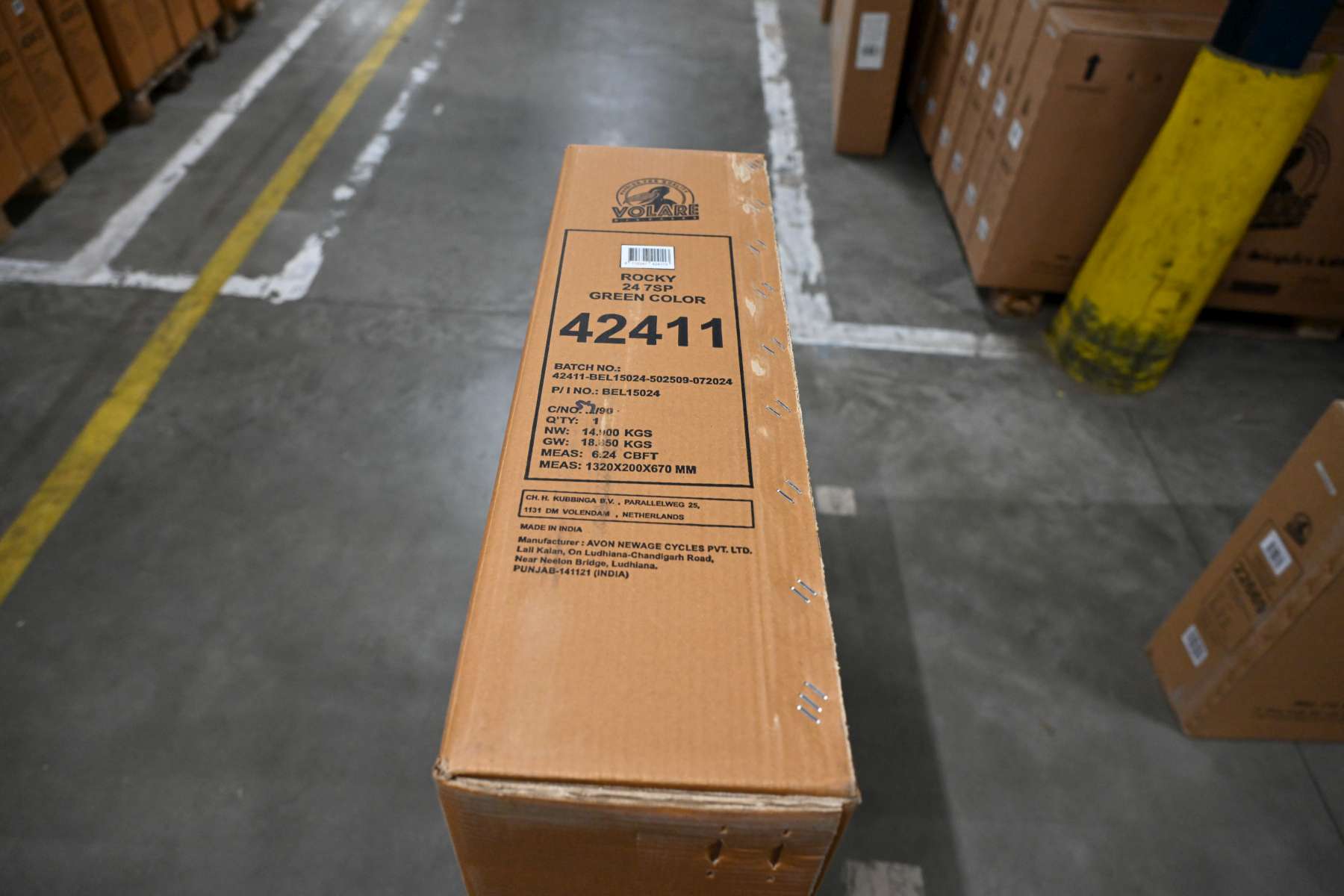 Volare Rocky Kinderfiets - 24 inch - Groen - 7 speed 13 Volare Rocky Kinderfiets - 24 inch - Groen - 7 speed - Afbeelding 13