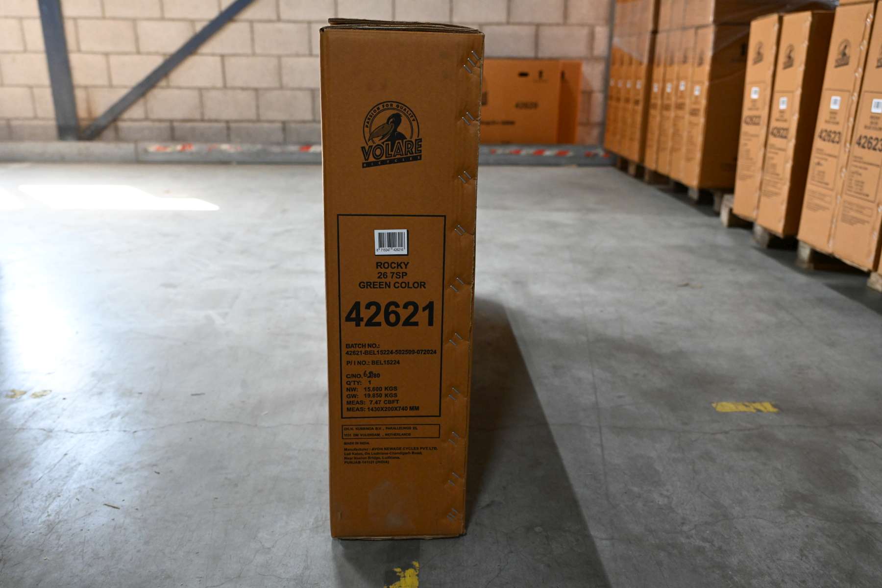 Volare Rocky Kinderfiets - 26 inch – Groen – 7 versnellingen 14 Volare Rocky Kinderfiets - 26 inch – Groen – 7 versnellingen - Afbeelding 14