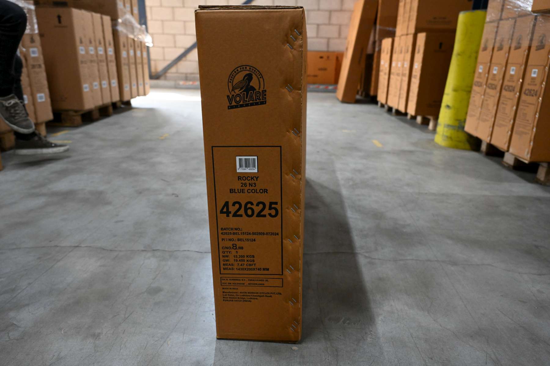 Volare Rocky Kinderfiets - 26 inch - Blauw - Shimano Nexus 3 versnellingen 14 Volare Rocky Kinderfiets - 26 inch - Blauw - Shimano Nexus 3 versnellingen - Afbeelding 14