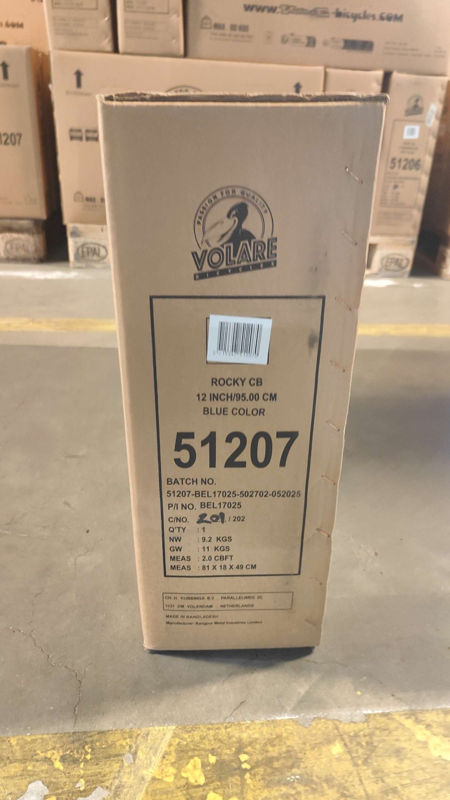 Volare Rocky Kinderfiets - Jongens - 12 inch - Blauw 11 Volare Rocky Kinderfiets - Jongens - 12 inch - Blauw - Afbeelding 11