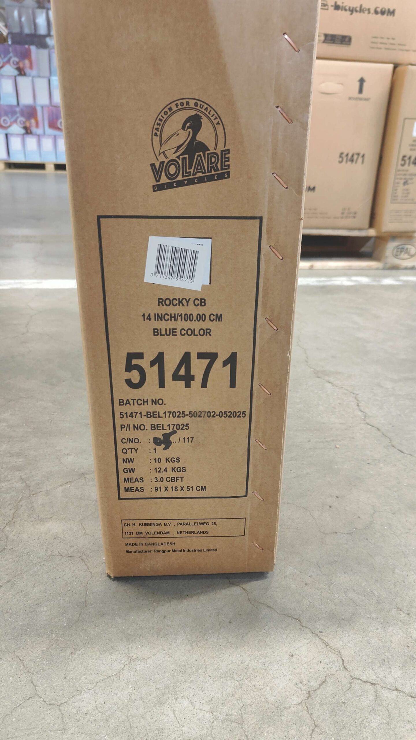 Volare Rocky Kinderfiets - Jongens - 14 inch - Blauw 11 Volare Rocky Kinderfiets - Jongens - 14 inch - Blauw - Afbeelding 11